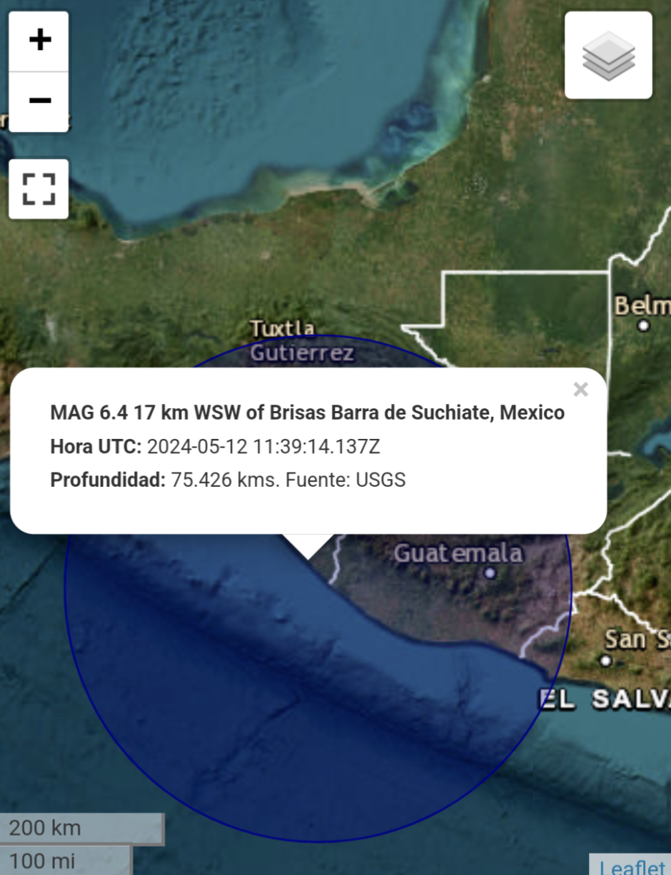 Fuerte sismo sacude Guatemala sensible en sureste de México ClimaYa