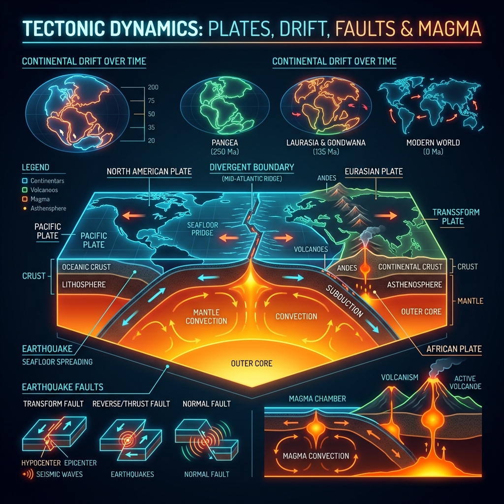 Placas Tectónicas y Sismos