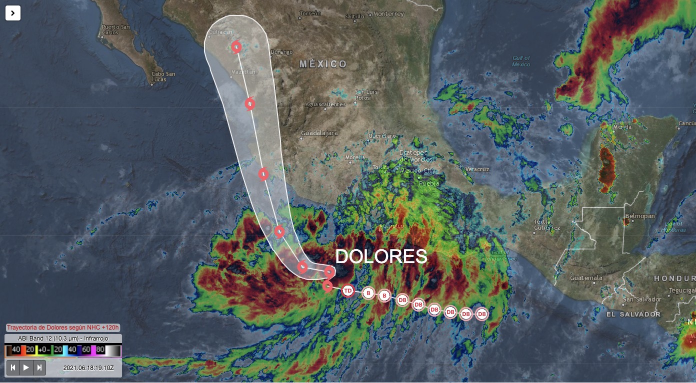 Se Forma La Tormenta Tropical Dolores Mucha Lluvia Par